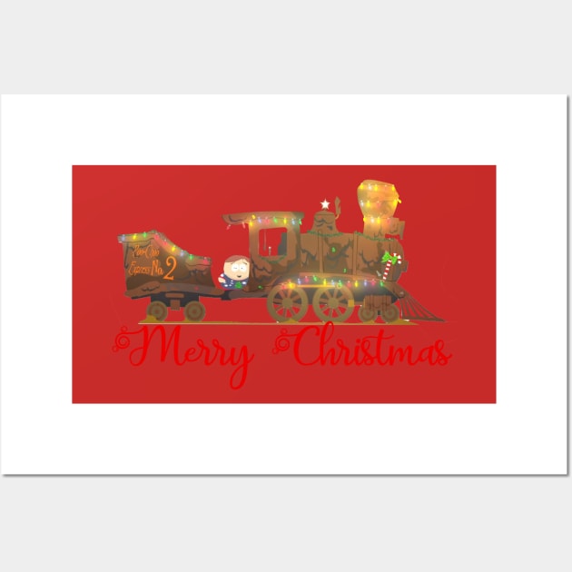 South Park - Merry Christmas from the Poo Choo Train Wall Art by Xanderlee7